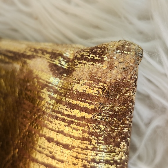 PANTERA METALLIC GENUINE SNAKESKIN CLUTCH - Picture 10 of 17